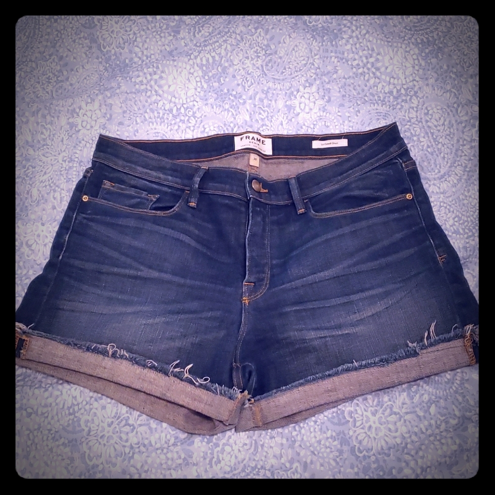 FRAME Denim Le Cutoff Shorts